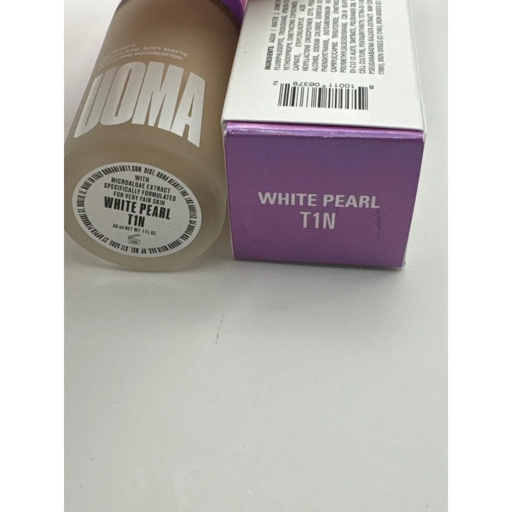 UOMA Beauty‎ Say What?! Weightless Soft Matte  Foundation White Pearl T1N BNIB